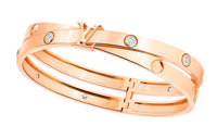 LOUIS VUITTON Empreinte Bangle Pink Gold And Diamonds