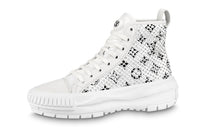 LOUIS VUITTON Lv Squad Ankle Sneakers 'White With Crystal Monogram' Women's