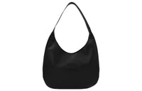 MIU MIU Leather Shoulder Bags Handbags Women's Black