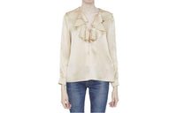 CELINE Ruffled Long Sleeved Blouse