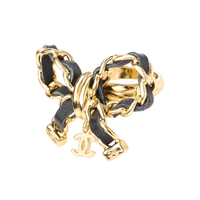 CHANEL Rings Women's Gold/Black