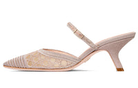 DIOR Wrap-toe Slippers Women's Pink