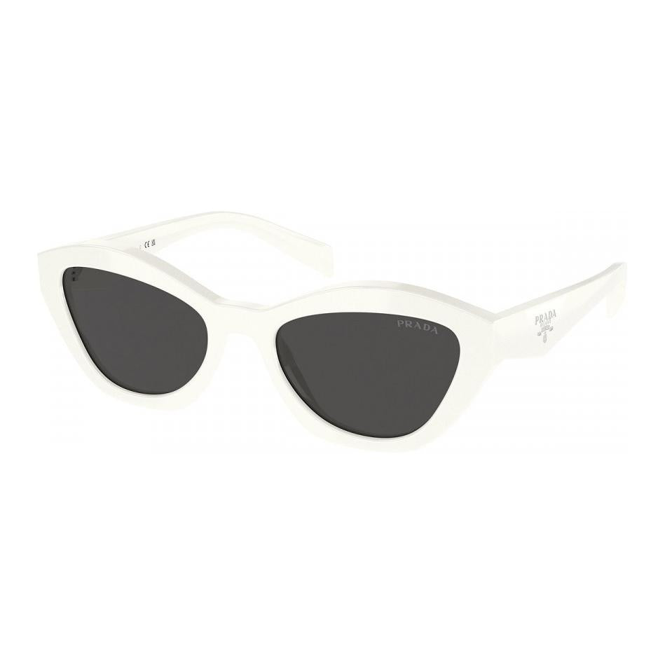 PRADA Acetate Butterfly Sunglasses Women's White