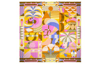 HERMES Silk Scarves Women's Multicolor