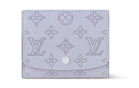 LOUIS VUITTON Cow Leather Wallet Women's Purple