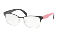 PRADA PVC Browline Eyeglass Frames Women's Black