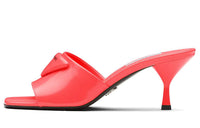 PRADA Slim Heel Slide Slippers 7cm Women's Pink