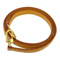 LOUIS VUITTON Gold-Plated Shoulder Straps Women's Brown