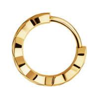 CHANEL 18K Gold Earrings Unisex Gold