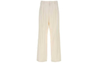 PRADA Triangle Logo Straight-Leg Trousers