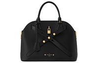 LOUIS VUITTON Alma Calfskin Dome Bag Handbags Women's Black