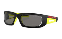 PRADA Linea Rossa Logo print Cut out Sunglasses