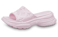 LOUIS VUITTON Pool 55 Rubber Sole Odor Resistant Slide Slippers Women's Pink