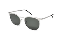 SAINT LAURENT Irregular Shape Sunglasses Unisex Silver