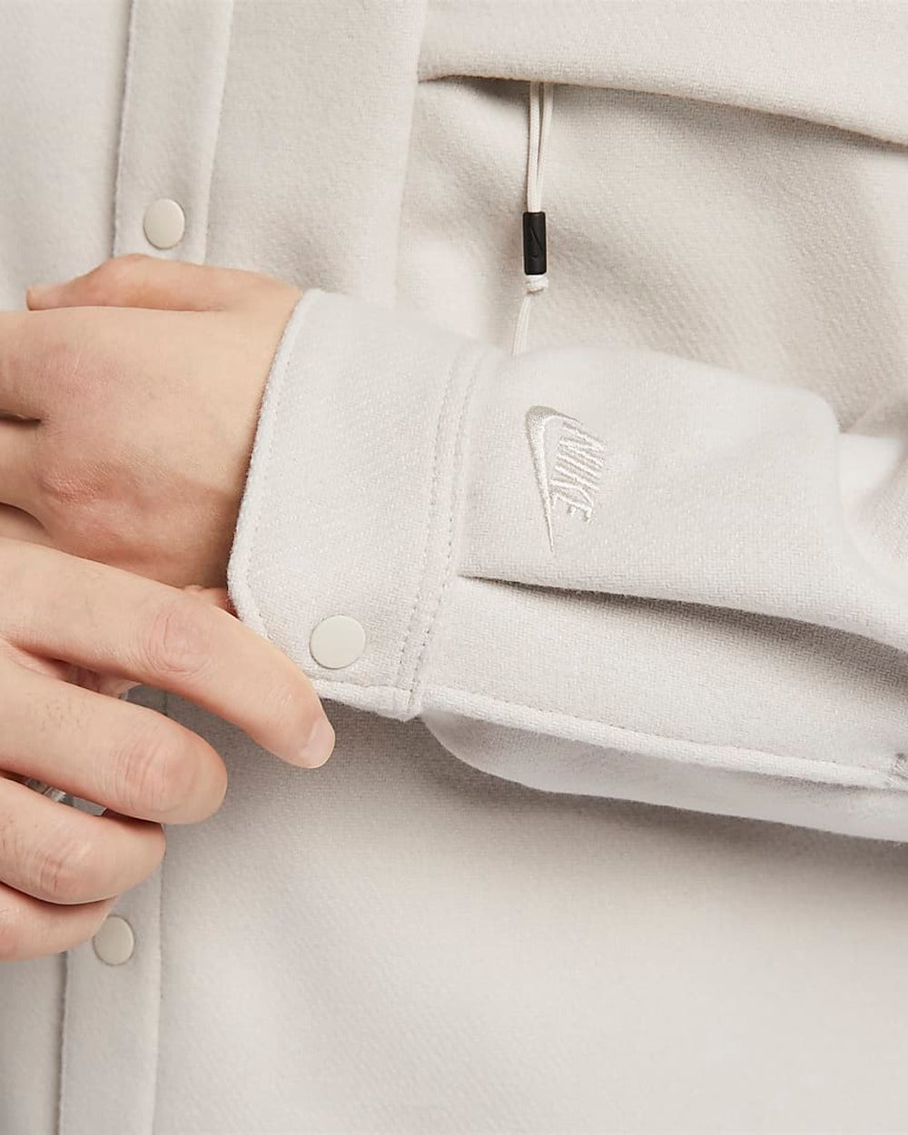Nike Sportswear Tech Wool Shirt 'Grey' HF0133-104