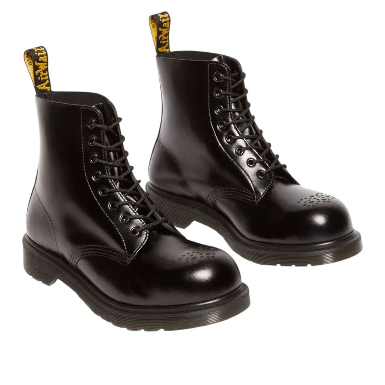 Dr. Martens 1460 Analine Leather Steel Toe Boots 'Black' 41001001