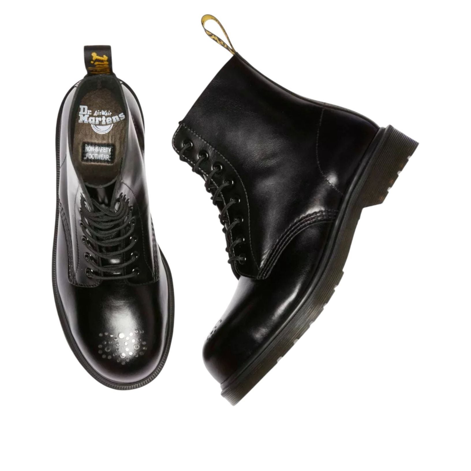 Dr. Martens 1460 Analine Leather Steel Toe Boots 'Black' 41001001