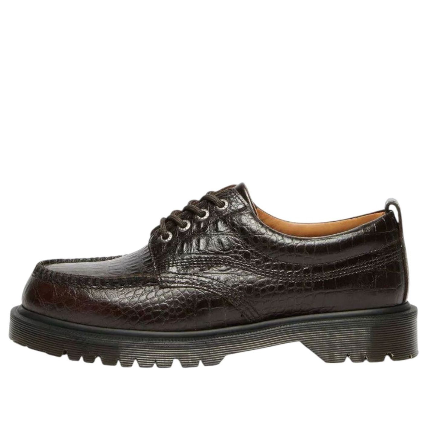 (WMNS) Dr. Martens Lowell Crocodile 'Dark Brown' 41008200