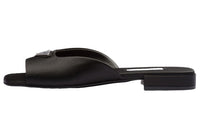 PRADA Flat Satin Sandals