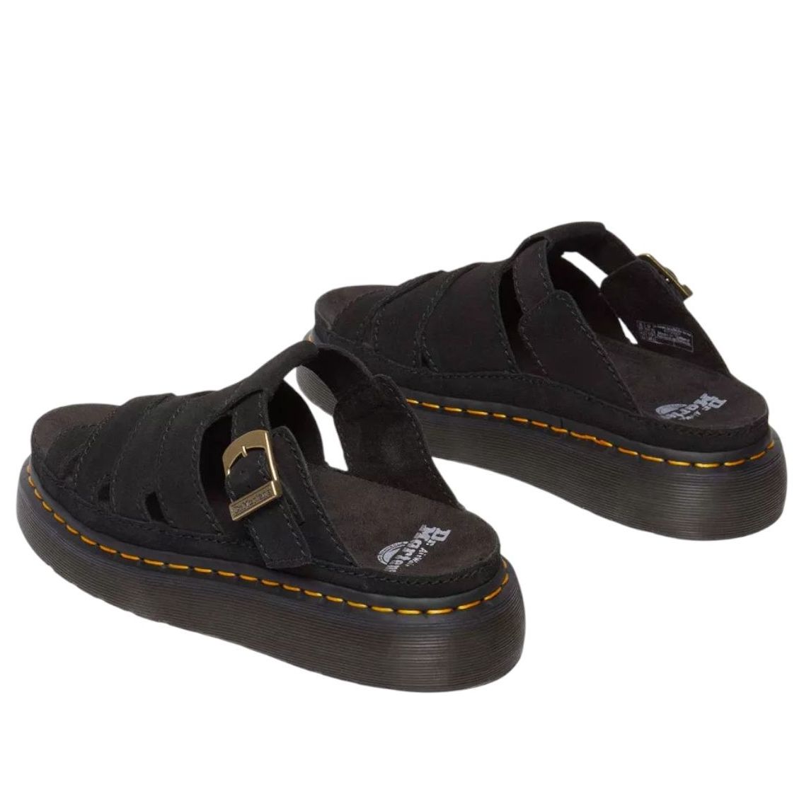 Dr. Martens Maxxy Slide Buttersoft Leather 'Black' 41125001