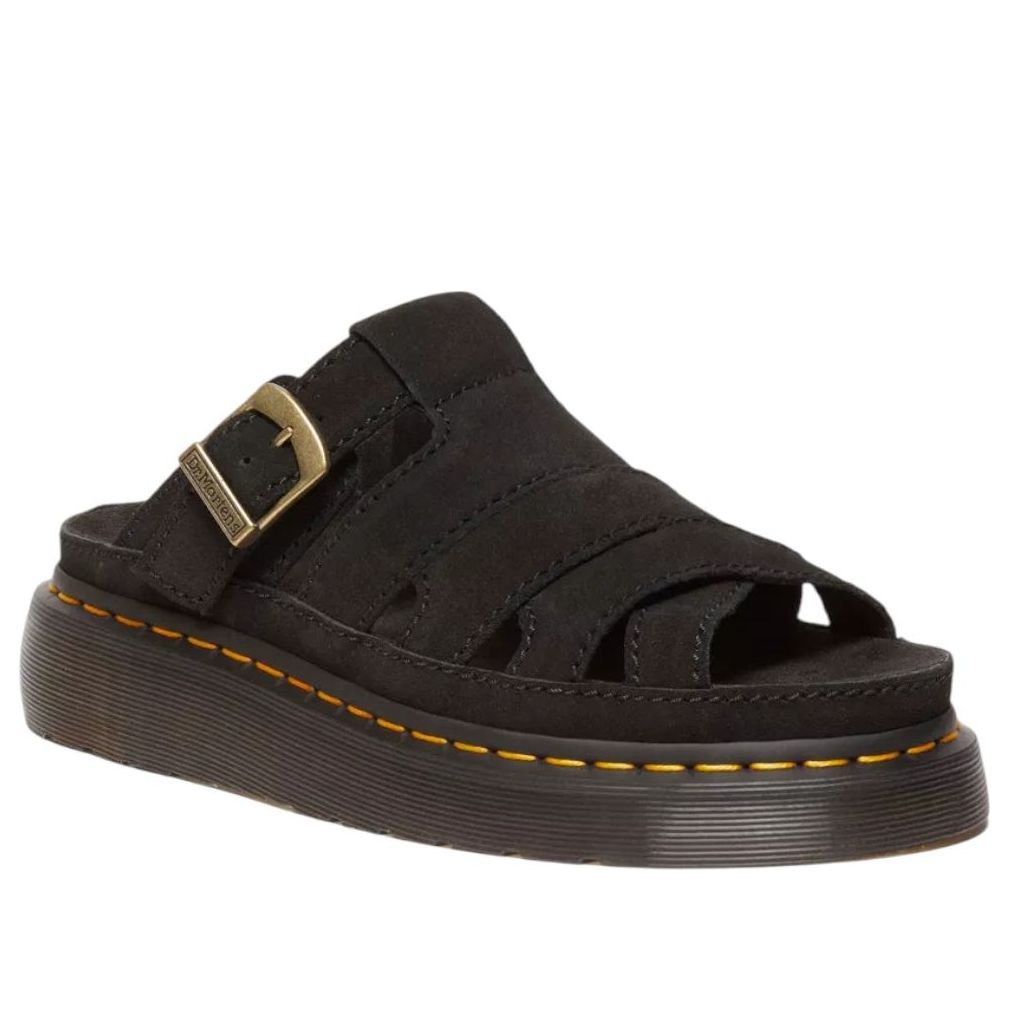 Dr. Martens Maxxy Slide Buttersoft Leather 'Black' 41125001