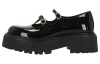 CELINE Chunky Heel Mary Jane Shoes Women's Black