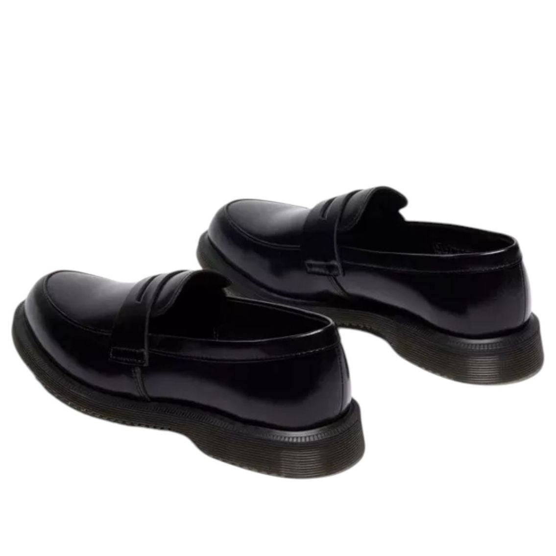 (WMNS) Dr. Martens Temara Polished Smooth Leather Loafers 'Black' 41359001