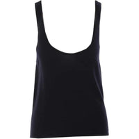 SAINT LAURENT Straight Hem Sleeveless Tank Top