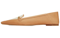 SAINT LAURENT Chris Leather Slippers