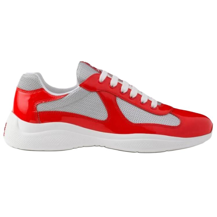 PRADA America's Cup Low-Top Casual Shoes Men's Red