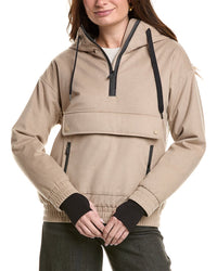 Brunello Cucinelli Half Zipped Long-Sleeve Hoodie