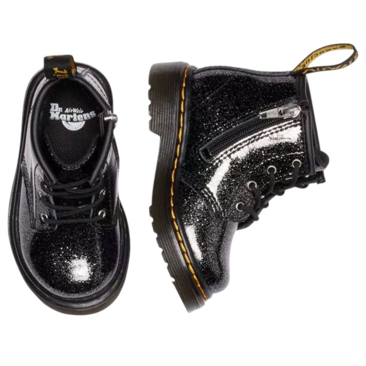 (TD) Dr. Martens 1460 Glitter Patent Leather Boots 'Black' 41427001