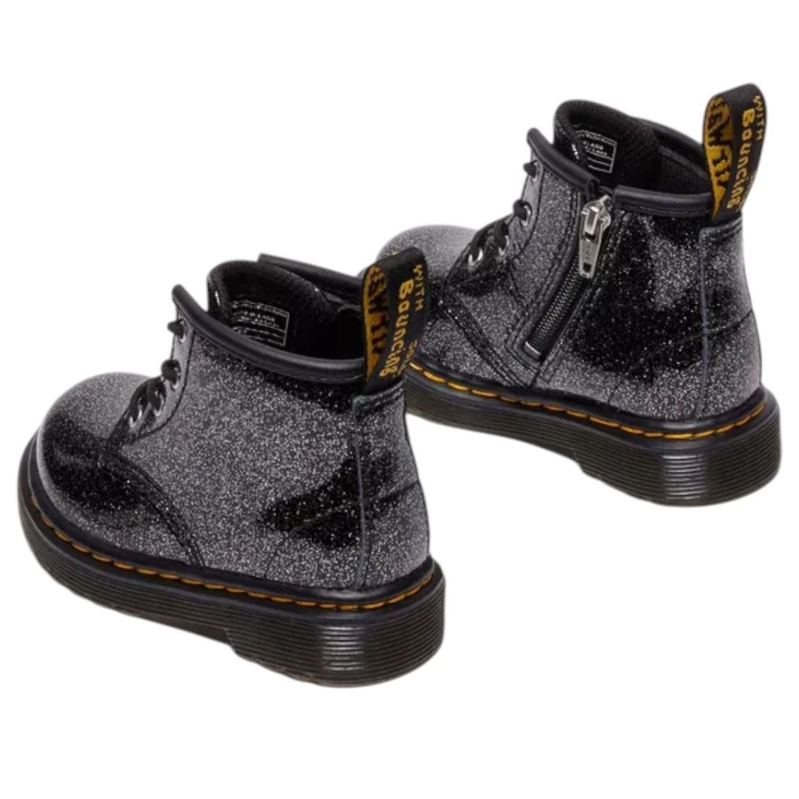 (TD) Dr. Martens 1460 Glitter Patent Leather Boots 'Black' 41427001