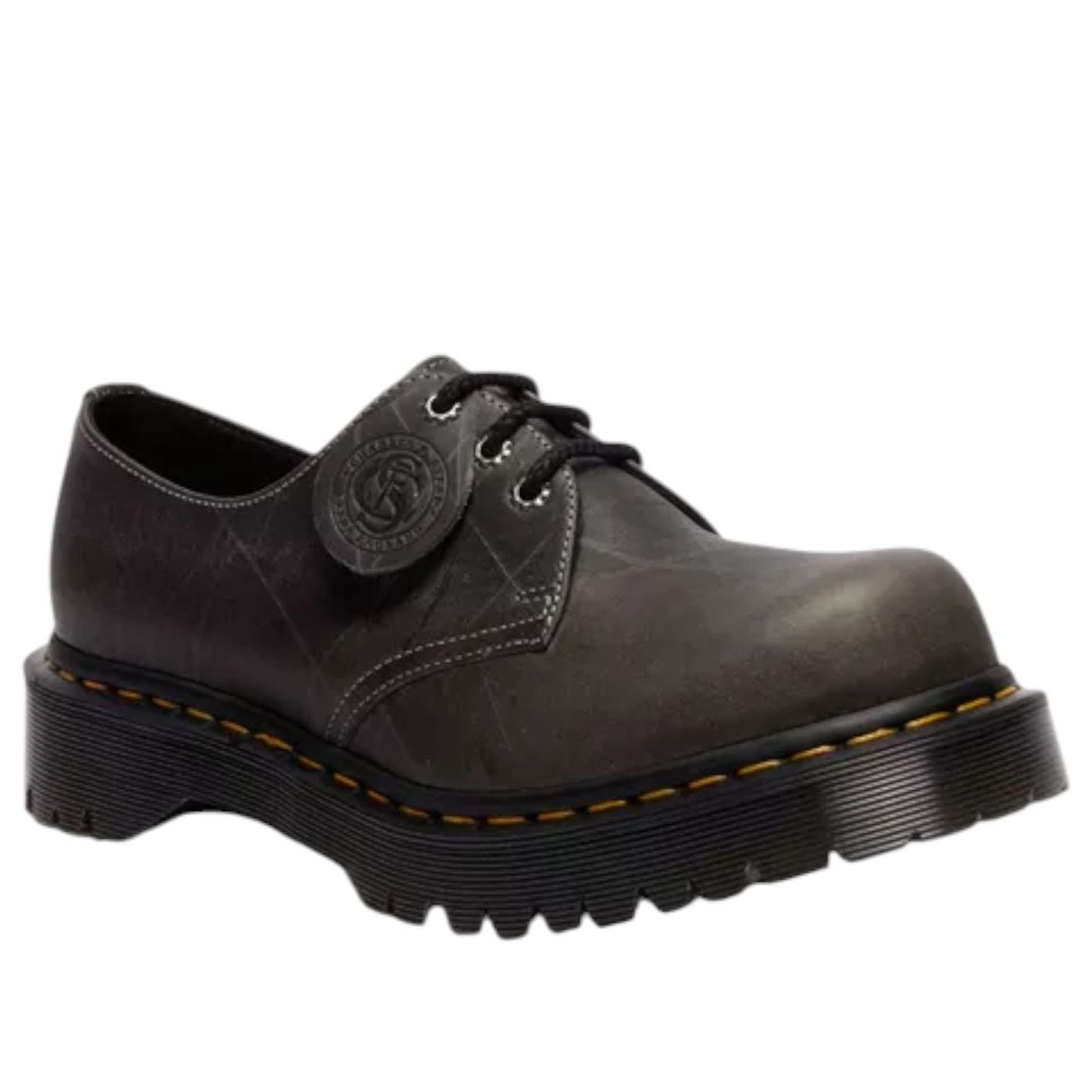 Dr. Martens 1461 Natural Grain Bump Toe 'Gunmetal' 41598020