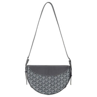 GOYARD Canvas With Calfskin Swift Bag Shoulder Bags Unisex Gray