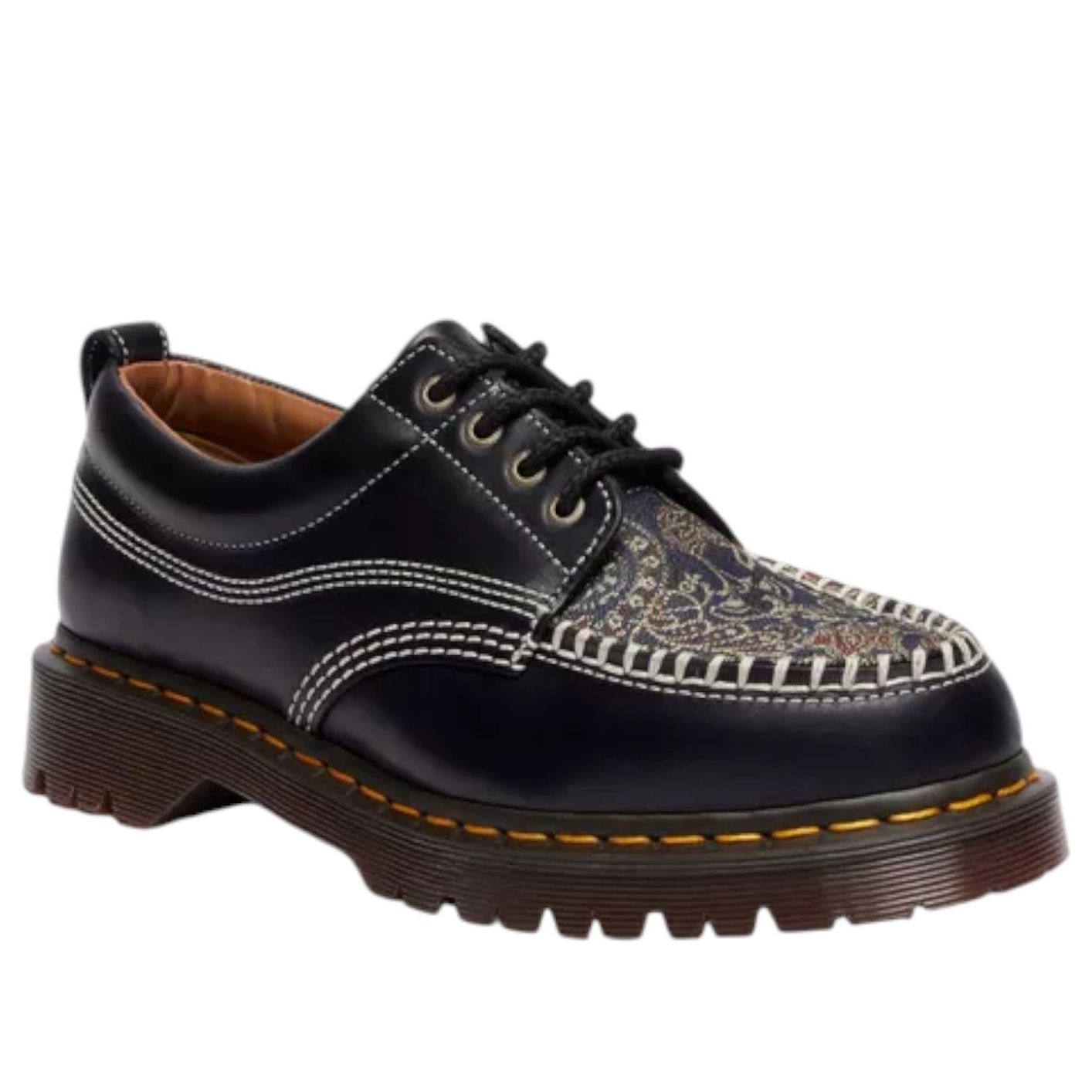 Dr. Martens Lowell Jacquard Lace Up Moc Toe 'Black Multi' 41613001