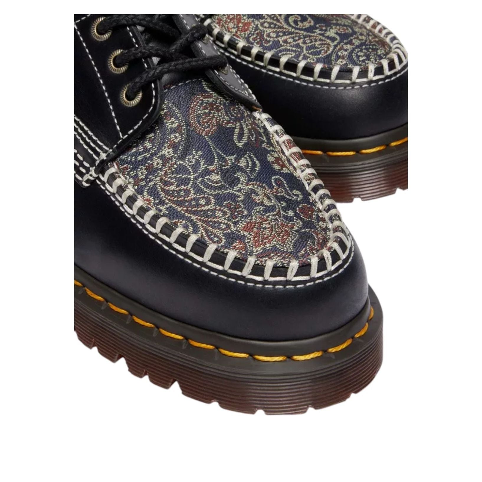 Dr. Martens Lowell Jacquard Lace Up Moc Toe 'Black Multi' 41613001
