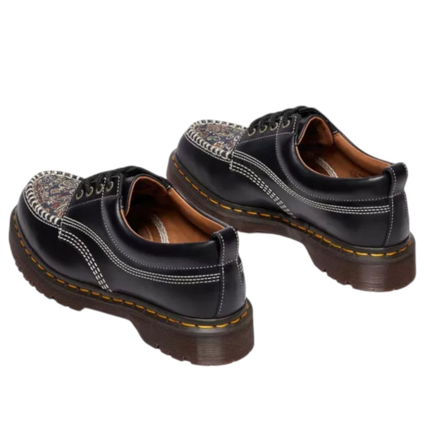 Dr. Martens Lowell Jacquard Lace Up Moc Toe 'Black Multi' 41613001