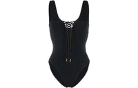 SAINT LAURENT Saharienne Braid Detailed Swimsuit