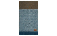 HERMES Cashmere Knit Scarves Women's Blue