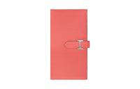 HERMES Bearn Mysore Goat Skin Wallet Women's Red