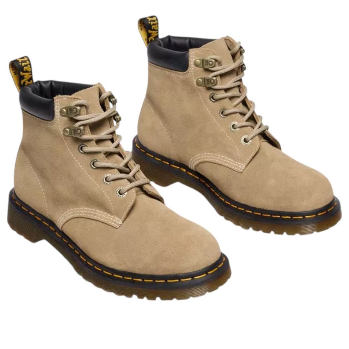 (WMNS) Dr. Martens 939 Waxy Suede Ankle Boots 'Savannah Tan' 41702200