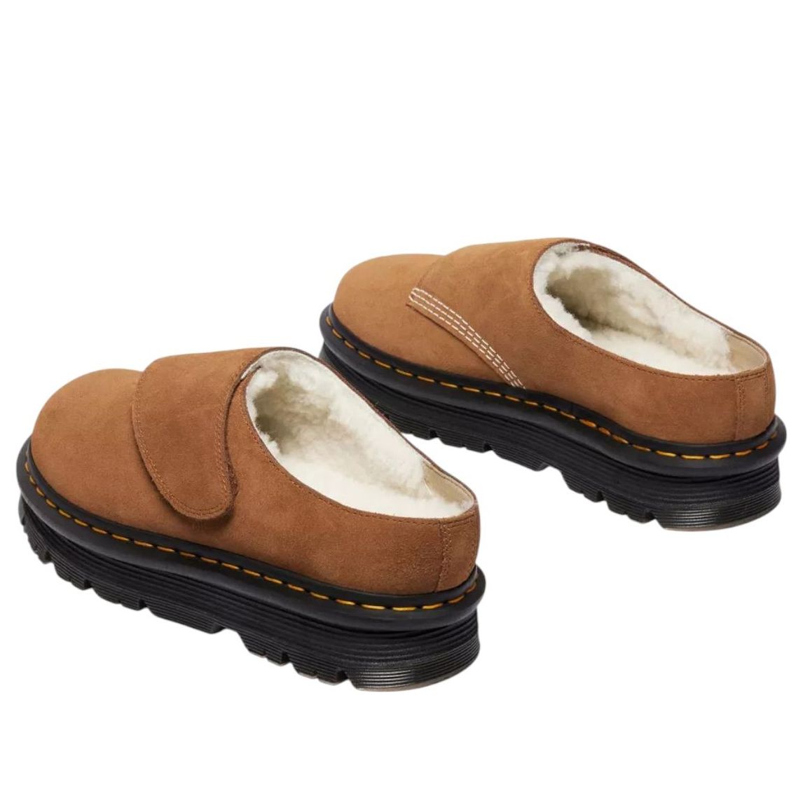 Dr. Martens Zebzag Anywair Mules 'Desert Brown' 41731200