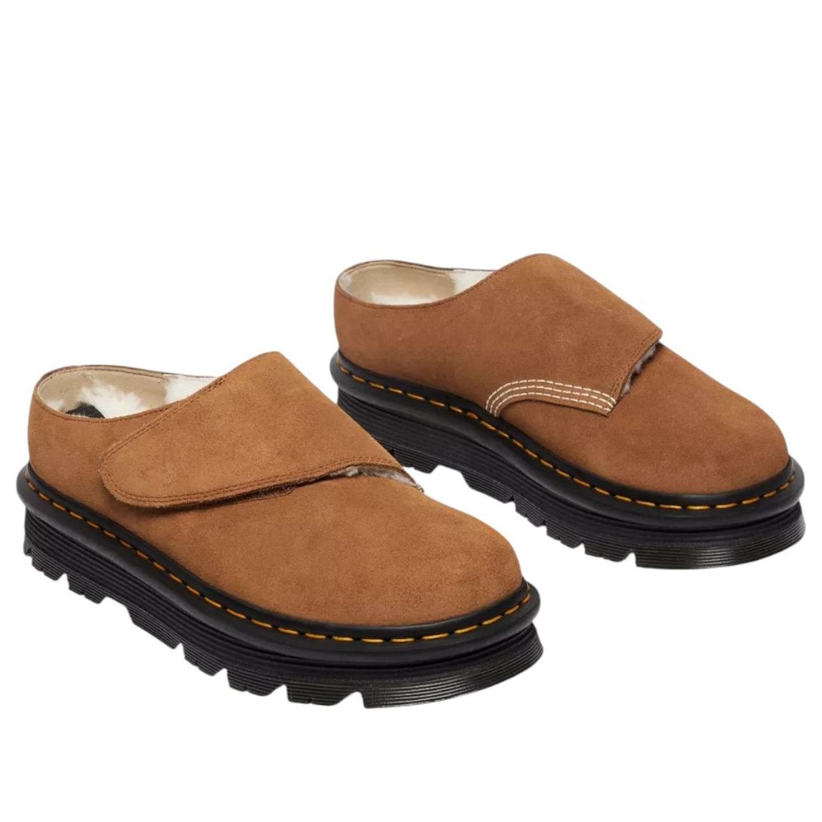 Dr. Martens Zebzag Anywair Mules 'Desert Brown' 41731200