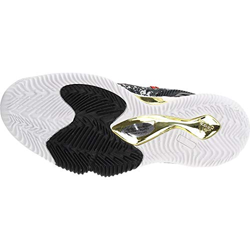 adidas Crazylight Boost 'Grey Black Scarlet' BW0625
