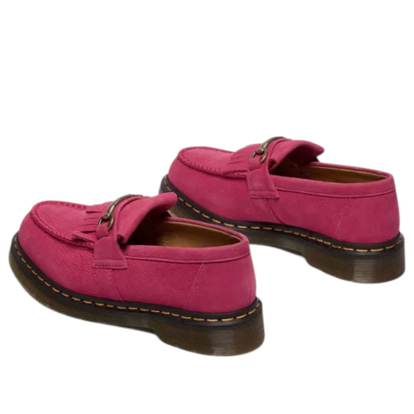 Dr. Martens Adrian Snaffle Milled Nubuck Loafers 'Fuchsia Pink' 41745650