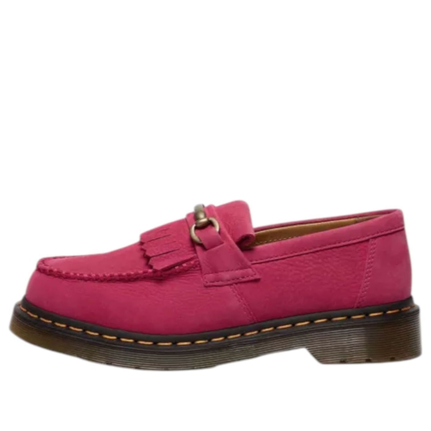 Dr. Martens Adrian Snaffle Milled Nubuck Loafers 'Fuchsia Pink' 41745650