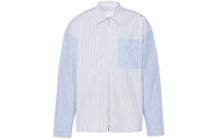 PRADA Technical Cotton Shirt Shirt Men's Blue