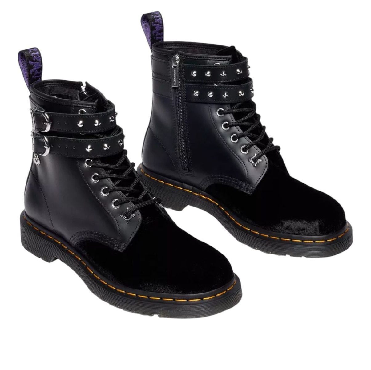 Dr. Martens x Wednesday 1460 Velvet Boots 'Black' 41854001