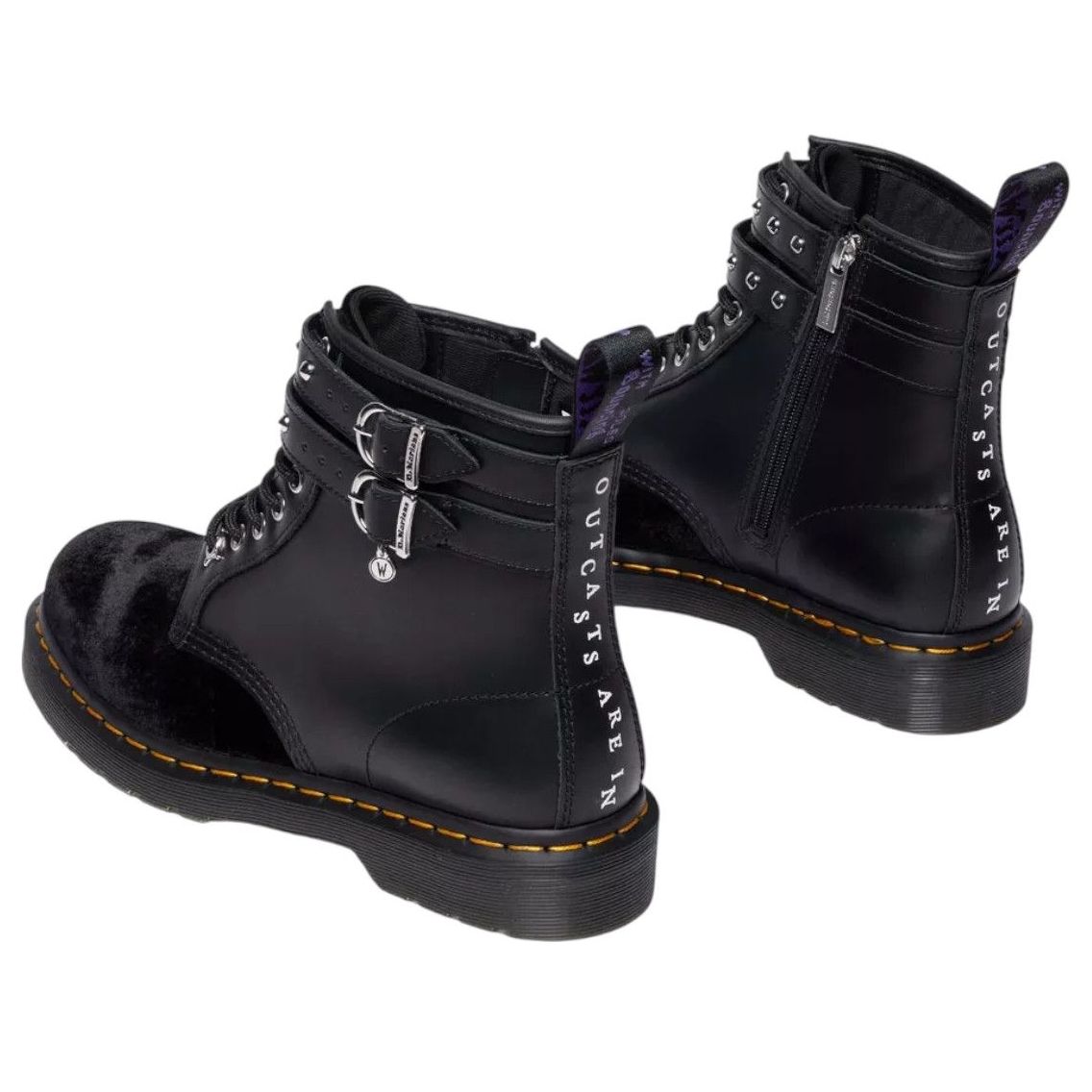 Dr. Martens x Wednesday 1460 Velvet Boots 'Black' 41854001